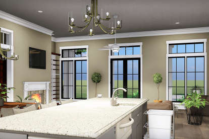 Transitional Modern Farmhouse Plan - 3 Bed, 2.5 Bath - #117-1132