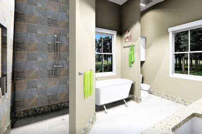 Country Plan: 2,160 Square Feet, 3 Bedrooms, 2 Bathrooms