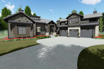 Northwest House Plan #425-00001 Elevation Photo