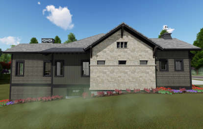 Northwest House Plan #425-00001 Elevation Photo