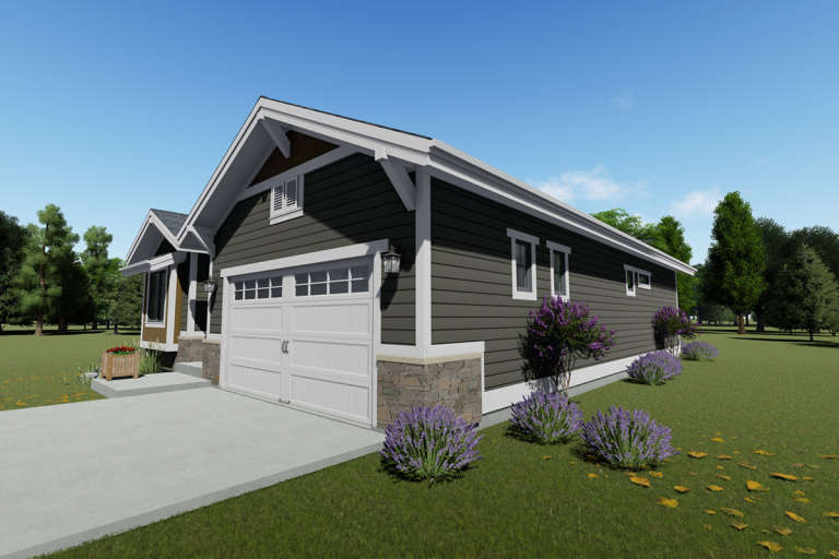 Craftsman House Plan #425-00002 Elevation Photo