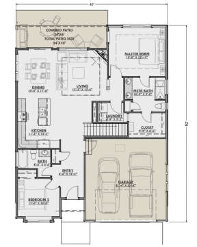 Main Floor for House Plan #425-00002