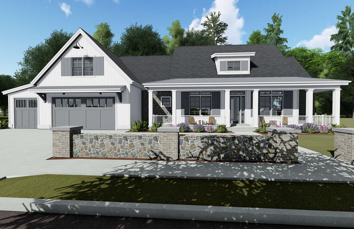 Modern Farmhouse 5 Bedroom House Plans