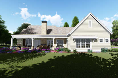 Country House Plan #425-00004 Elevation Photo