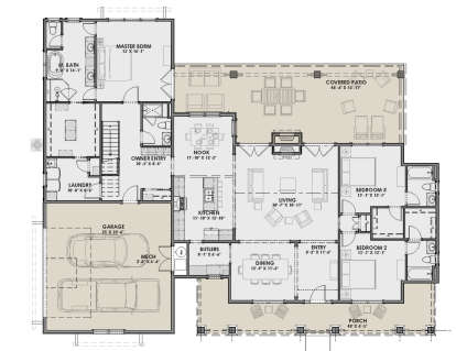 Main Floor for House Plan #425-00004
