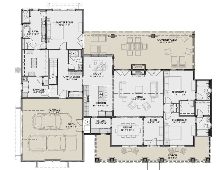 House Plan House Plan #23833 Drawing 1