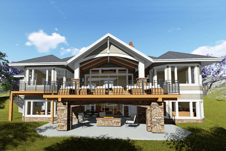 Craftsman House Plan #425-00005 Elevation Photo
