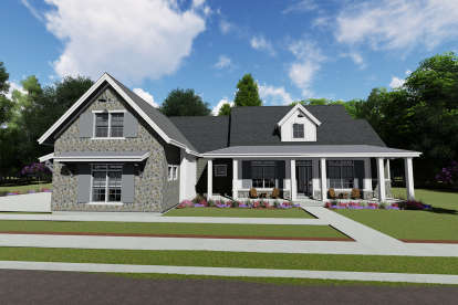 Country House Plan #425-00006 Elevation Photo