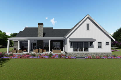 Country House Plan #425-00006 Elevation Photo