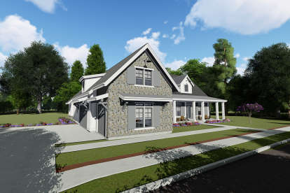 Country House Plan #425-00006 Elevation Photo