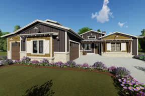 Craftsman House Plan #425-00007 Elevation Photo