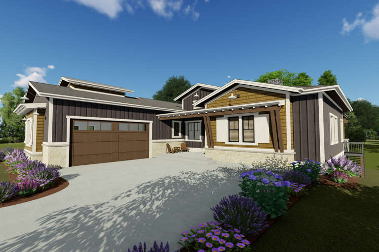 Craftsman House Plan #425-00007 Elevation Photo