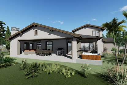 Ranch House Plan #425-00009 Elevation Photo