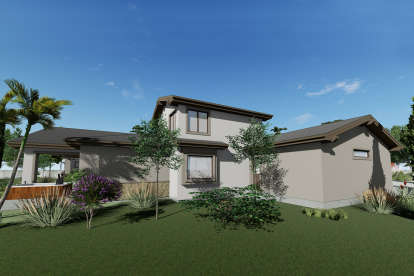 Ranch House Plan #425-00009 Elevation Photo