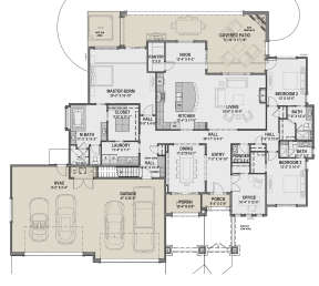 Main Floor for House Plan #425-00009