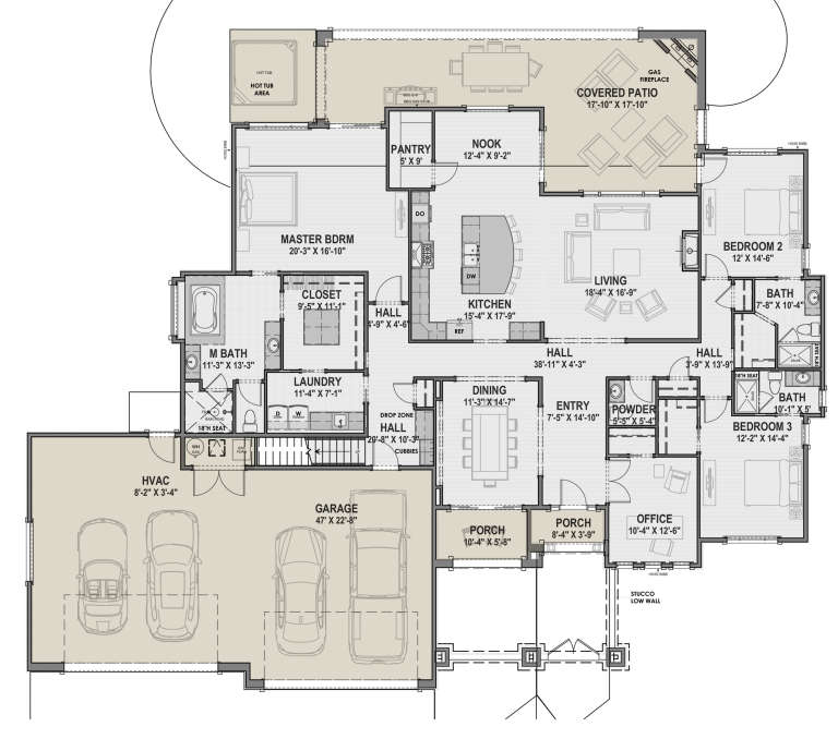 House Plan House Plan #23840 Drawing 1