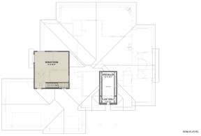Optional Bonus Room for House Plan #425-00009