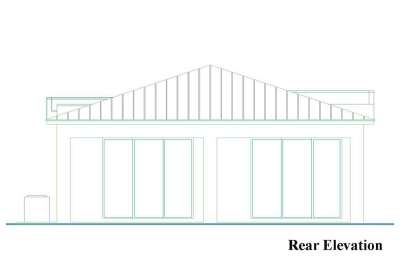 Modern House Plan #5565-00021 Elevation Photo