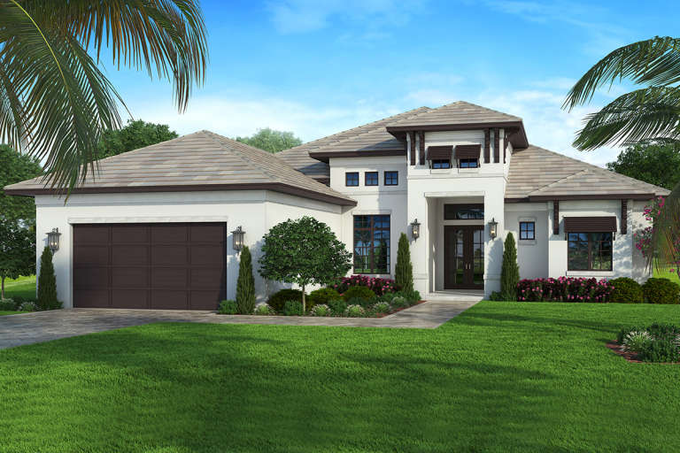House Plan House Plan #23842 Front Elevation 