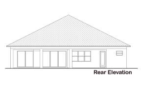 Coastal House Plan #207-00082 Elevation Photo