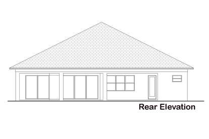 Coastal House Plan #207-00082 Elevation Photo