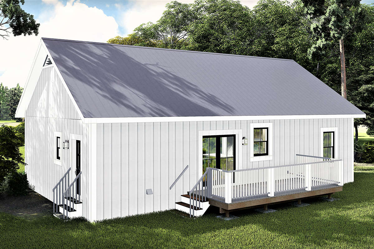 Modern Farmhouse House Plan #1776-00100 Elevation Photo