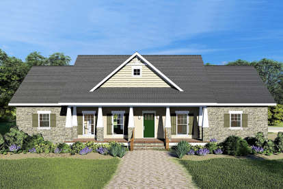 Country House Plan #1776-00101 Elevation Photo