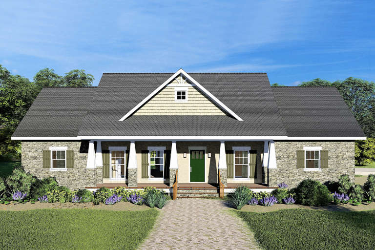House Plan House Plan #23844 Front Elevation 