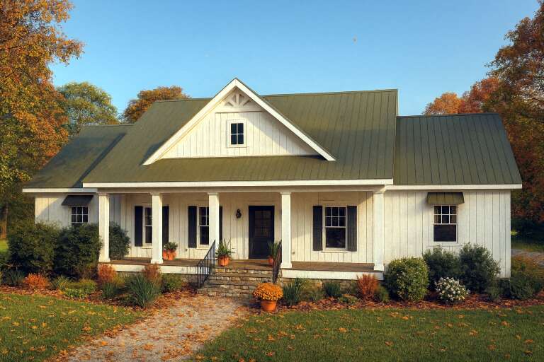House Plan House Plan #23845 Angled Front Elevation