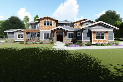 Craftsman House Plan #425-00010 Elevation Photo