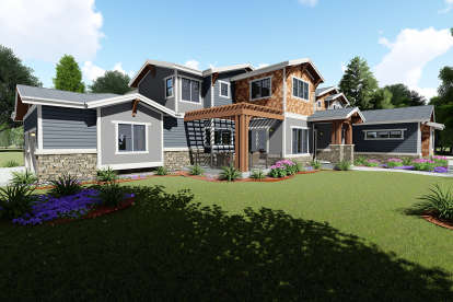 Craftsman House Plan #425-00010 Elevation Photo