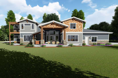 Craftsman House Plan #425-00010 Elevation Photo