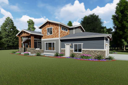 Craftsman House Plan #425-00010 Elevation Photo