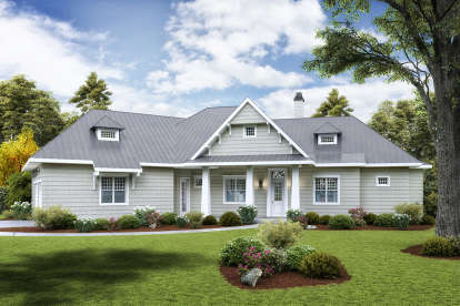 Craftsman House Plan #699-00254 Elevation Photo