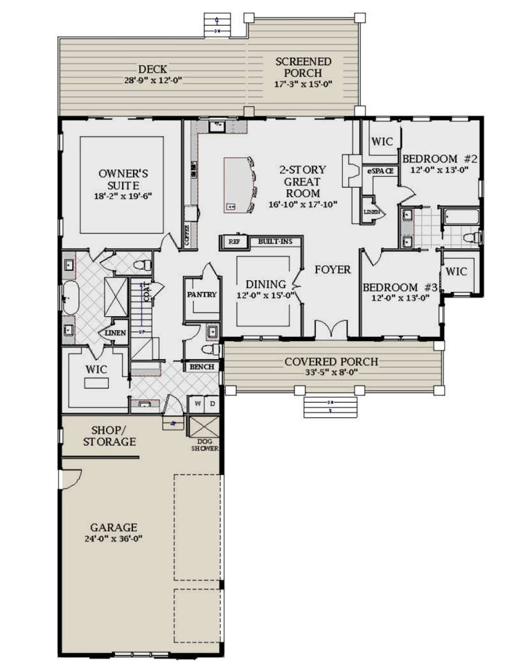 House Plan House Plan #23850 Drawing 1