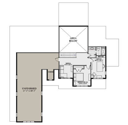 Second Floor for House Plan #6849-00087