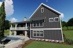 Modern Farmhouse House Plan #425-00012 Elevation Photo