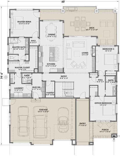 Main Floor for House Plan #425-00013