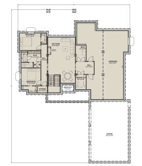 Basement for House Plan #425-00014