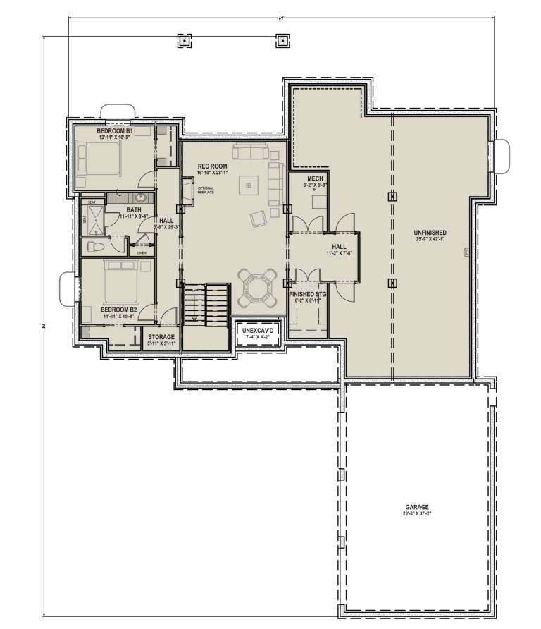 House Plan House Plan #23855 Drawing 3