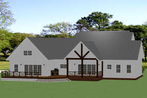 Modern Farmhouse House Plan #6849-00088 Elevation Photo