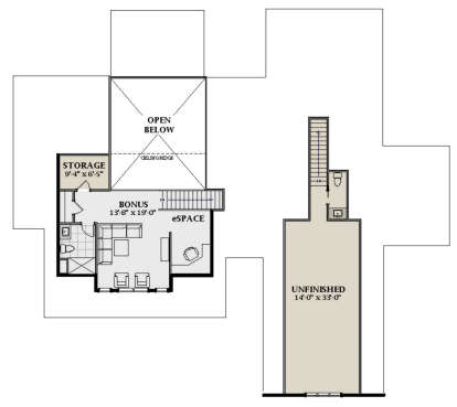 Second Floor for House Plan #6849-00088