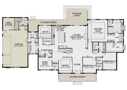 House Plan House Plan #23857 Drawing 1
