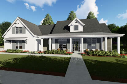 Modern Farmhouse House Plan #425-00015 Elevation Photo