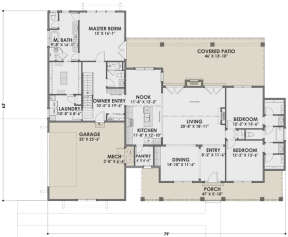 Main Floor for House Plan #425-00015