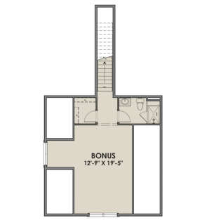Optional Bonus Room for House Plan #425-00015