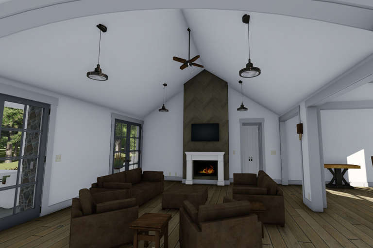 Modern Farmhouse House Plan #425-00015 Additional Photo