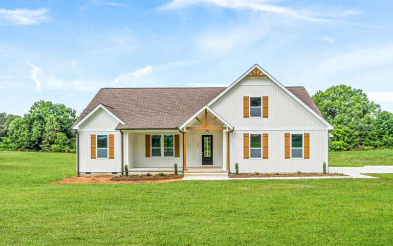 Modern Farmhouse House Plan #009-00288 Build Photo