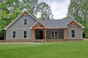 Modern Farmhouse House Plan #009-00288 Build Photo