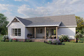 Modern Farmhouse House Plan #009-00288 Elevation Photo